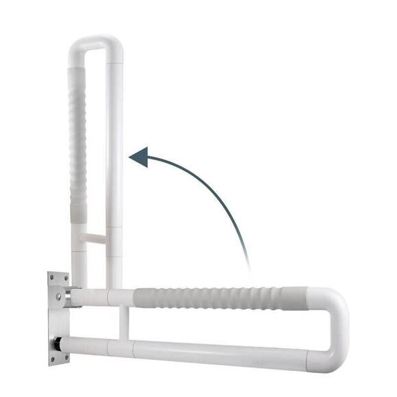WochiTV Flip up Grab Bar 24.4 Inch Handicap Grab Bars Elderly Pregnant Safety - Picture 1 of 6